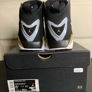 Jordan Air Flights gold and black